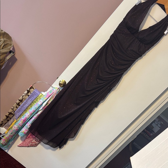 Vintage Y2K Whimsigoth Fairy Maxi Dress Sparkle Sexy Ruffle Hot Long Gown Prom - Picture 3 of 17